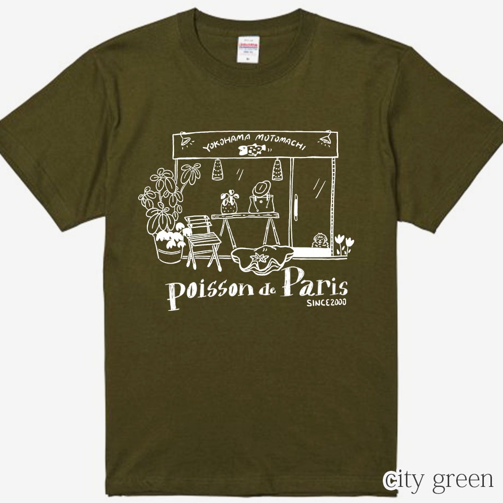 poisson de Paris YOKOMAMA MOTOMACHI ����T-SHIRT