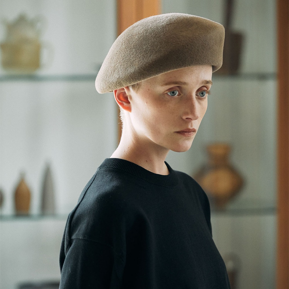 フランス製のハンチング帽 秋 冬 ハンチング インポート ブランド