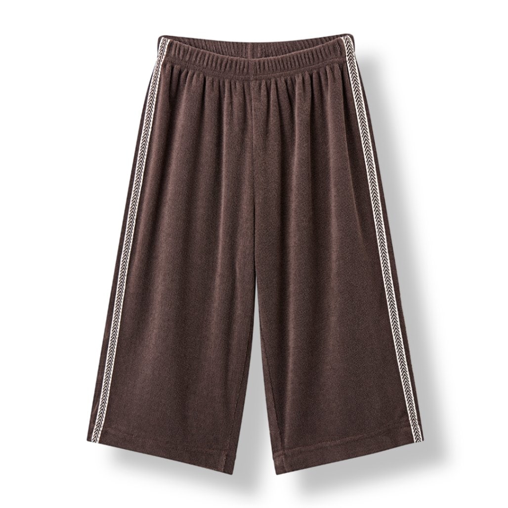 【LUNKA】Terry Wide Pants/Brown