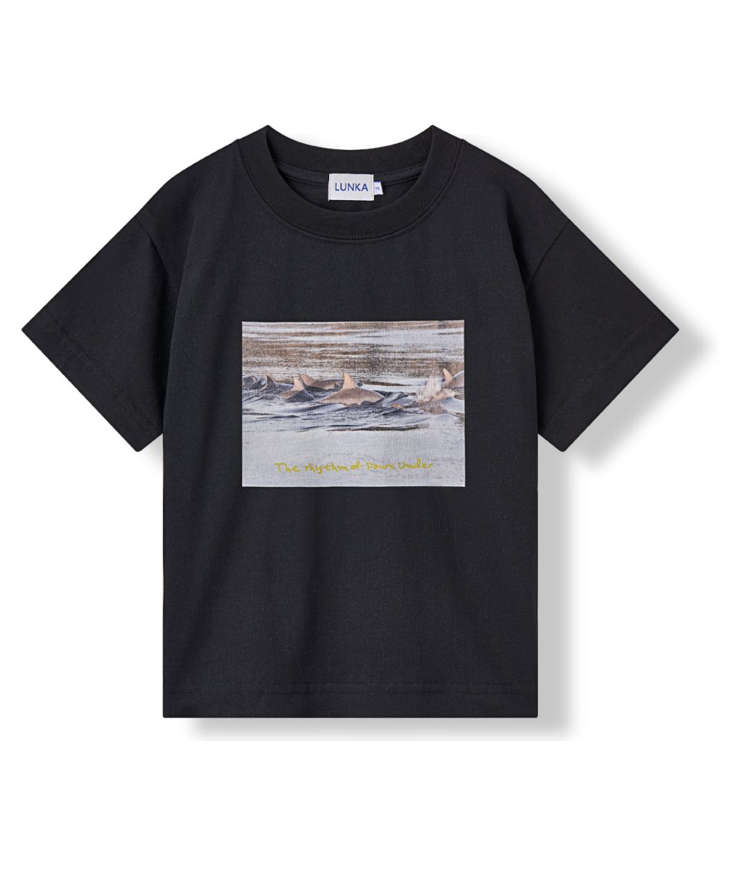 【LUNKA】Photo Half T-Shirt(Kids)Black