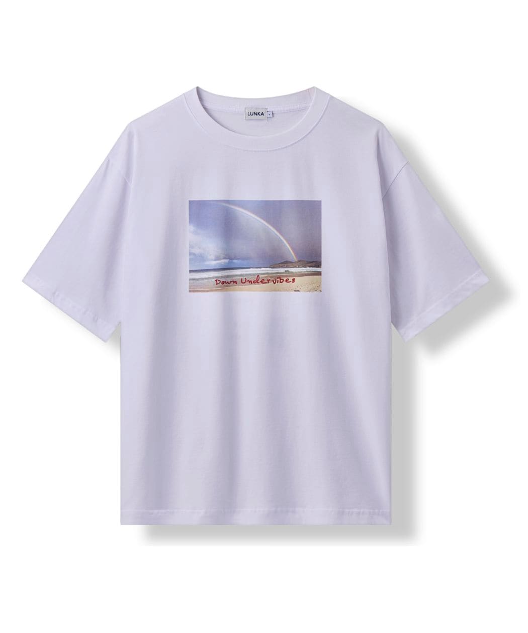 【LUNKA】Photo Half T-Shirt(Adult) White