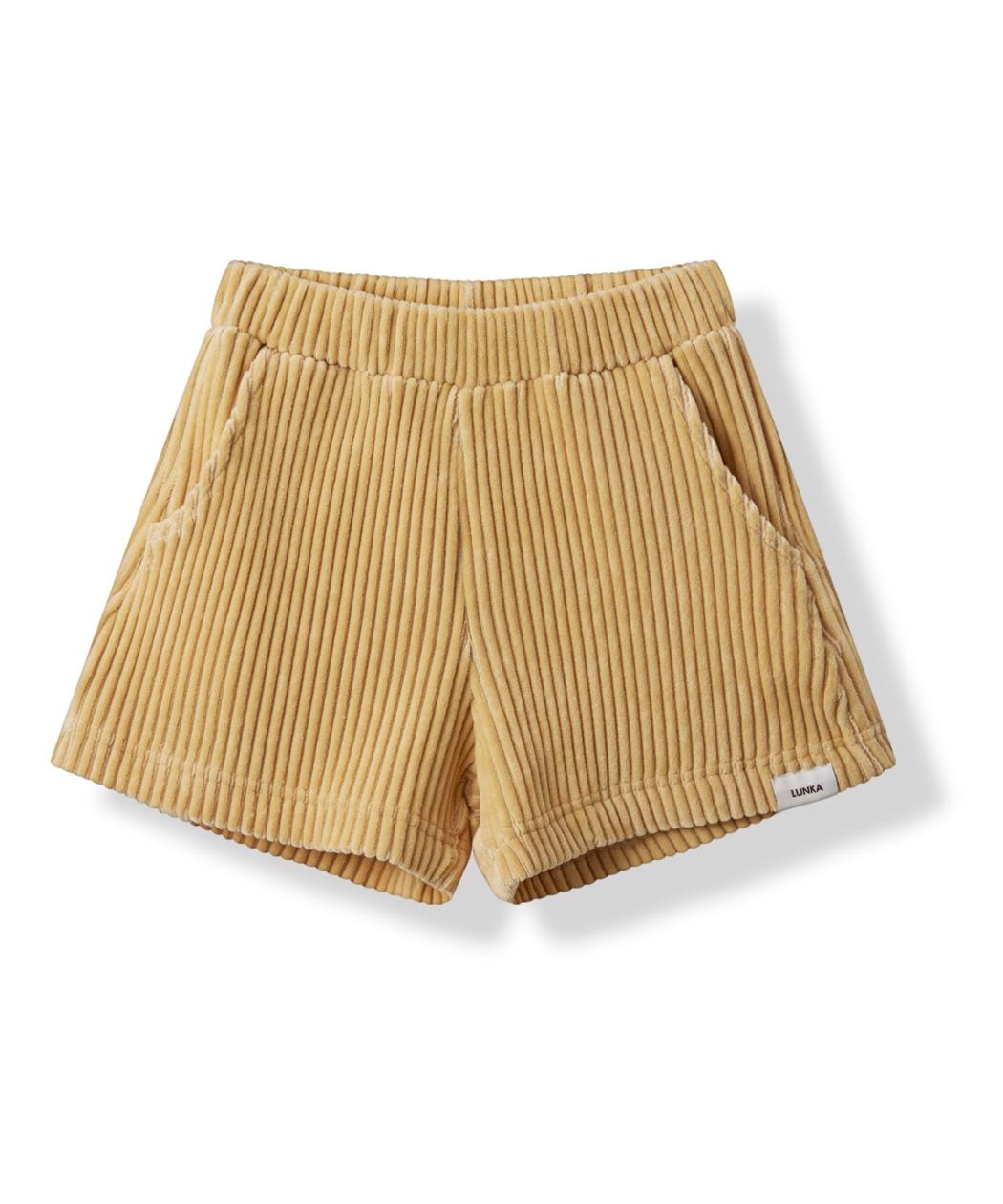 【LUNKA】Corduroy Short Pants Yellow