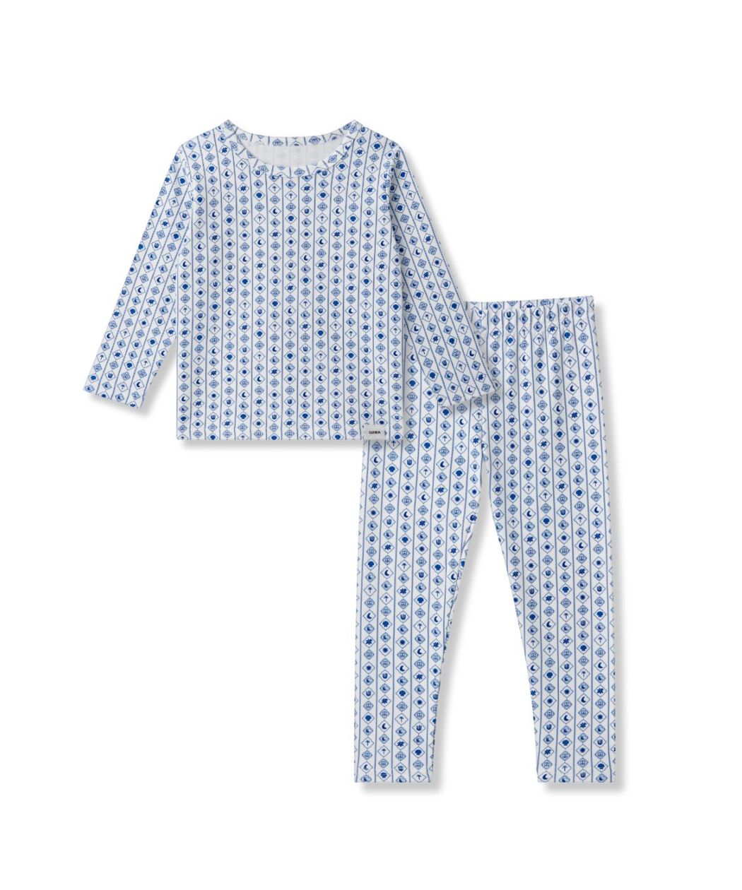 【LUNKA】Coastal Stripe Set/Hatch Blue