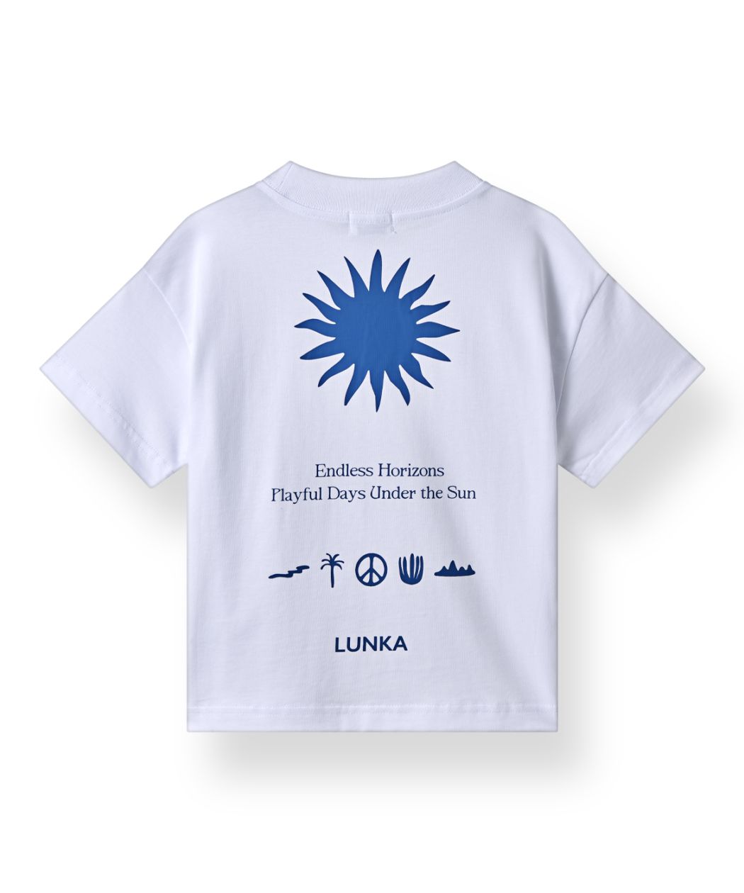 LUNKA Sun Logo T-Shirt(Kids)/White