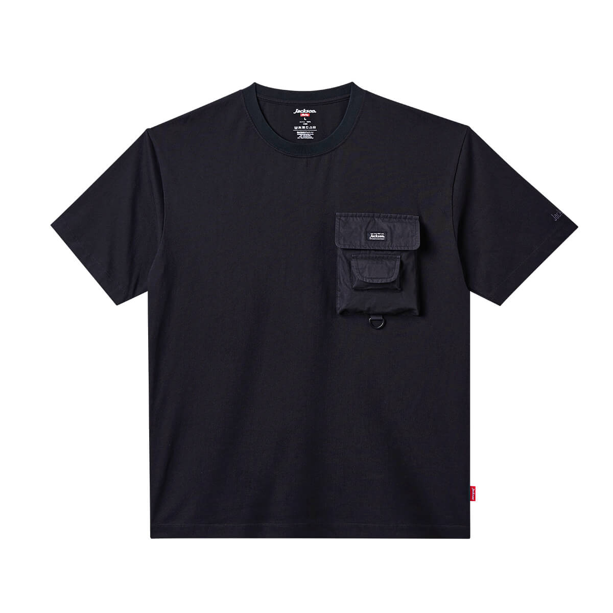 DリングポケットハーフスリーブTEE [Jackson Red tag Series]