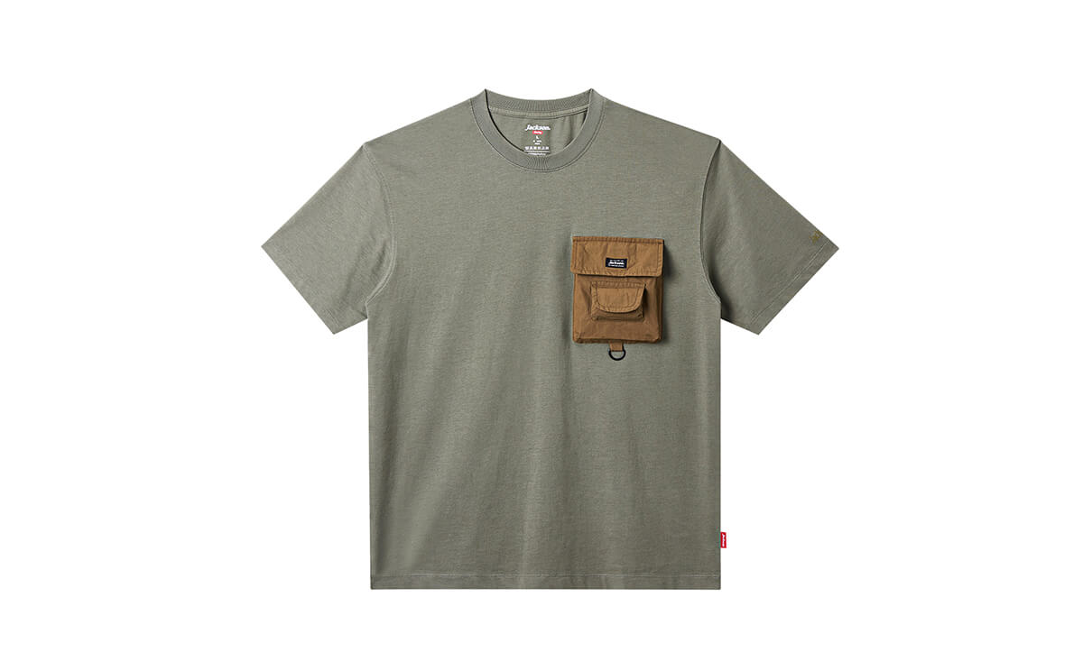 DリングポケットハーフスリーブTEE [Jackson Red tag Series