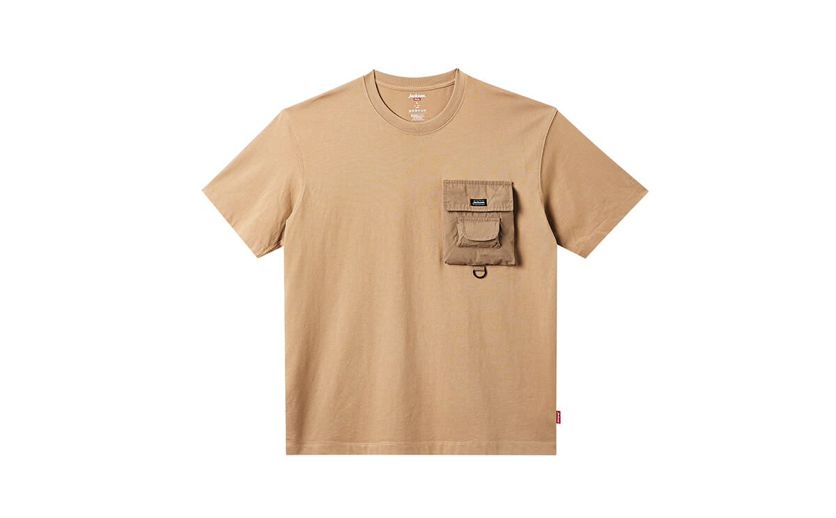 DリングポケットハーフスリーブTEE [Jackson Red tag Series