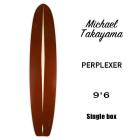 ��40%OFF �������Michael Takayama surfboards �ޥ����륿����� �����եܡ��� �����ե��� ���󥰥ܡ��� ���󥰥�ե��� BROWN �ѡ��ץ쥯���� �֥饦�� ������ 9.6 | PERPLEXER��mt13�ۡ�PU��