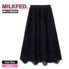 50OFF ޡۥߥ륯ե ǥ 󥰥  졼 LACE SKIRT ȥ  ֥å ͵ ֥    MILKFED.103231032004(JACK)