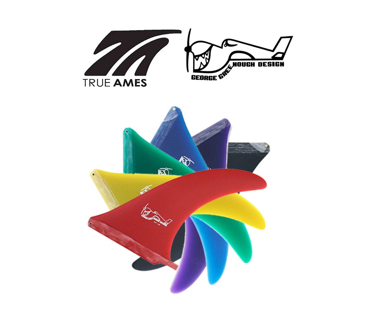 トゥルーアムス シングルフィン ロングボード 9.0 ジョージ・グリノー