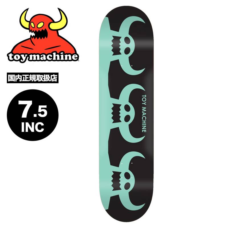 スケートボード デッキ グリーン トイマシーン トイマシーン TOY MACHINE デッキ NEW FISTS DECK 7.75インチ