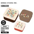 PEANUTS �����ܥå��� 3�ĥ��å� ���̡��ԡ� ������Ȣ ���ձ� �ع� ��� ������ ��­ ����饯���� ���� �͵� ���� SEALED LUNCH BOX SET(3P) ��SLK-1500�� ������&������