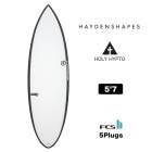 ڥޡۥإǥ󥷥ץ ۡ꡼ҥץ եܡ 硼ȥܡ 5.7 FCS2 5plugs ե ͵ ǥ | Haydenshapes surfboards Holy Hypto 5'7(JACK)