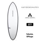 �ڿ��ե������HAYDENSHAPES HYPTO KRYPTO 5.7 �إ��ǥ� �������ץ� �ҥץȥ���ץ� 5'7 futures. 5plugs ���硼�ȥܡ��� �����եܡ��� �����ե��� ���ꥢ��EPS��