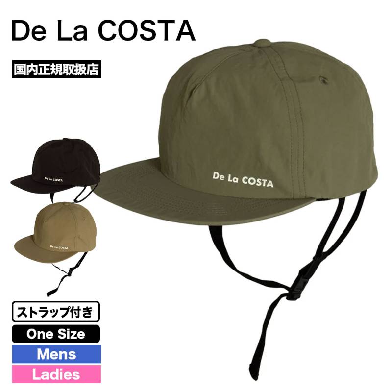 SURFLOCOS キャップ 非売品 限定 新品未使用 デラコスタ サーフキャップ 日焼け防止 ストラップ 帽子 サーフィン