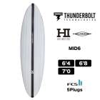 ܥȥƥΥ ߥåɥå ߥå6 ߥåɥ󥰥 6.4 6.8 7.0 ܥ FCS2 5ե ѥեޥ THUNDERBOLT TECHNOLOGIES | MID6 6'4 6'8 7'0