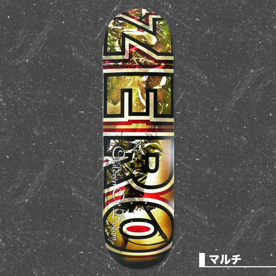 ZERO SKATEBOARDS　ゼロ スケートボード ZERO ゼロ スケートボードデッキ 8.25inch THOMAS CHROME