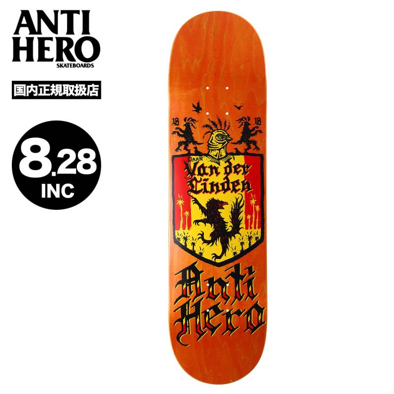 Anti-Hero スケートボードデッキ 8.12インチ sk8 8.12