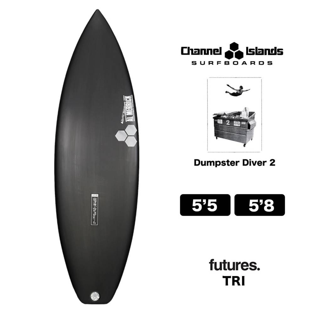 ͥ륢 եܡ ץС2 DD2 ECT 硼ȥܡ  ֥å 5.5 5.8 å futures. ե ͥ륢 ͵ǥ Channel Islands surfbards | Dumpster Diver 2 Eco Carbon Tech 5'5 5'8(JACK)