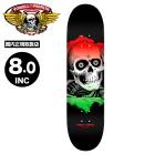 �ѥ����� �ڥ�륿 �������ȥܡ��� �ǥå� �����ܡ� 8.0inc �֥�å� ������  �͵� �֥��� POWELL PERALTA    | RIPPER GREEN FADE��DCGAPPF24RI24220��