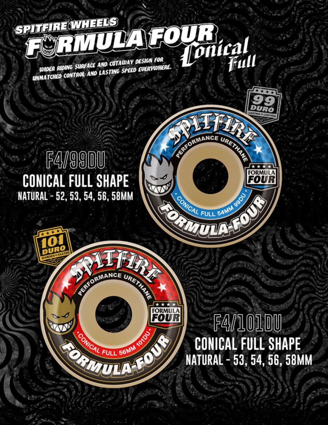 スピットファイア ウィール コニカルフル スケートボード