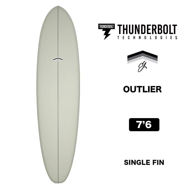 サンダーボルト　CJネルソン　music フィン付き Thunderbolt CJ ネルソン music THUNDERBOLT - CJ Nelson Designs