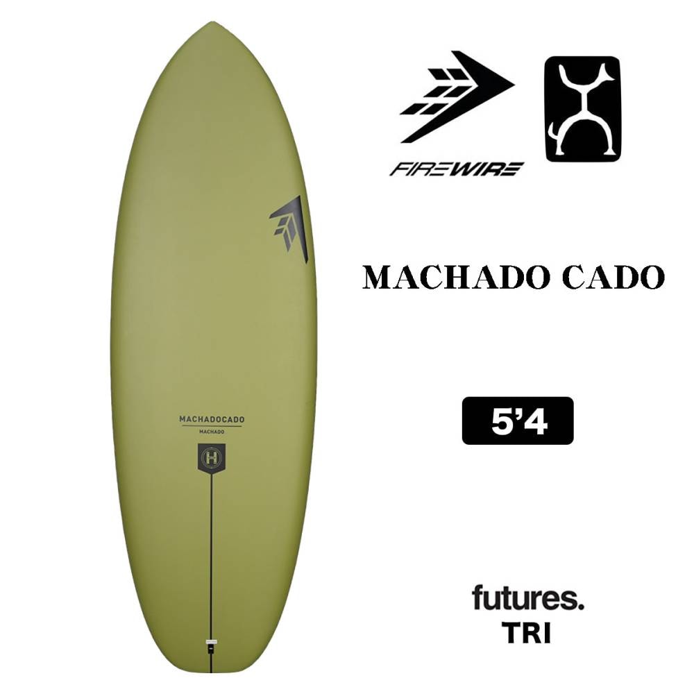 ե䡼磻䡼 ޥ  եܡ 硼ȥܡ 5.4 ֥ޥ ROB MACHADO futures ե  谷Ź ͵ǥ Firewire Surfboards | MACHADO CADO 5'4