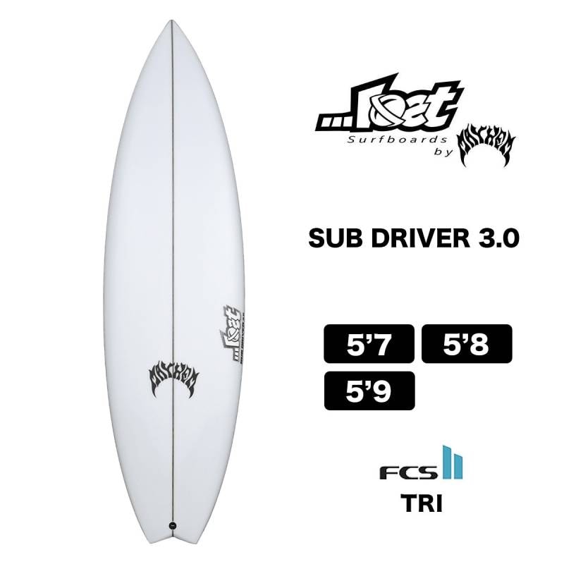 LOST メイヘム SUBDRIVER2.0 5'8 サブドライバー