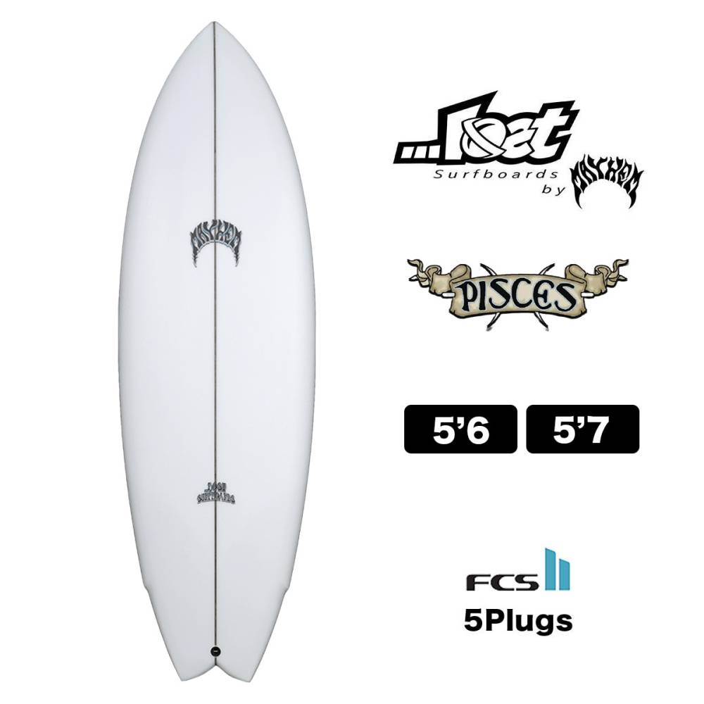 ڥޡۥ ѥ եܡ 硼ȥܡ եå ᥤإ ե fish 5.6 5.7 FCS2 ͵ǥ | LOST surfboards by Mayhem PISCES 5'6 5'7 (JACK) 