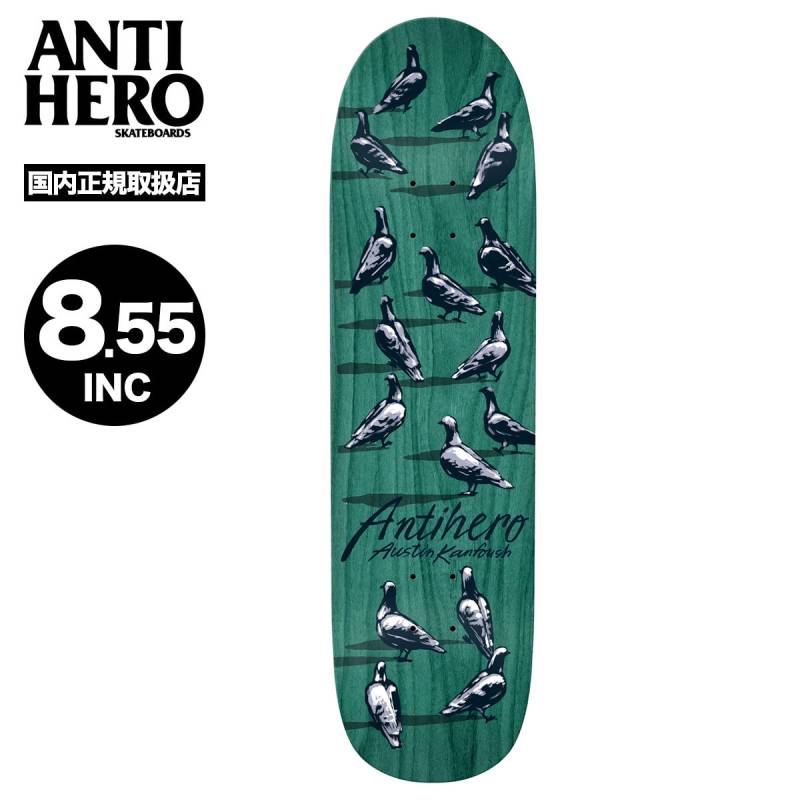 アンチヒーロー スケートボード スケボー デッキ ハト 8.55inc