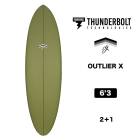 ܥ ƥΥ ߥåɥ󥰥 CJͥ륽 ȥ饤 X 6.3 ե 2+1 ߡ եܡ | THUNDERBOLT TECHNOLOGIES CJ OUTLIER X ARMY 6'3 (JACK)