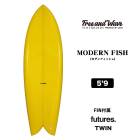 ڥڥץ饤FREE AND WAVE ե꡼ɥ եå ե ӥʡ ꥹ 鿴  ¤ եܡ  եå ĥ 5.9 ե  TINT ƥ | MODERN FISH YELLOW 5'9  (JACK)