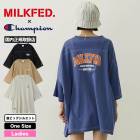 ߥ륯ե ԥ  ǥ ȾµT 100 С եåȥܡT ȥåץ ͵  ֥ | MILKFED.CHAMPION COLLEGE LOGO BIG FOOTBALL TEE103252011002