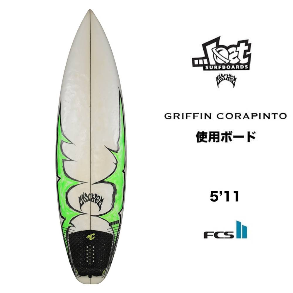 GRIFFIN COLAPINTO ѥܡ ťܡ 饤 硼ȥܡ  LOST SURFBOARDS by Mayhem DRIVER 5'11''x18.75''x2.36''27.70Lۥȥեܡ եܡ ե #193716PU (JACK) 