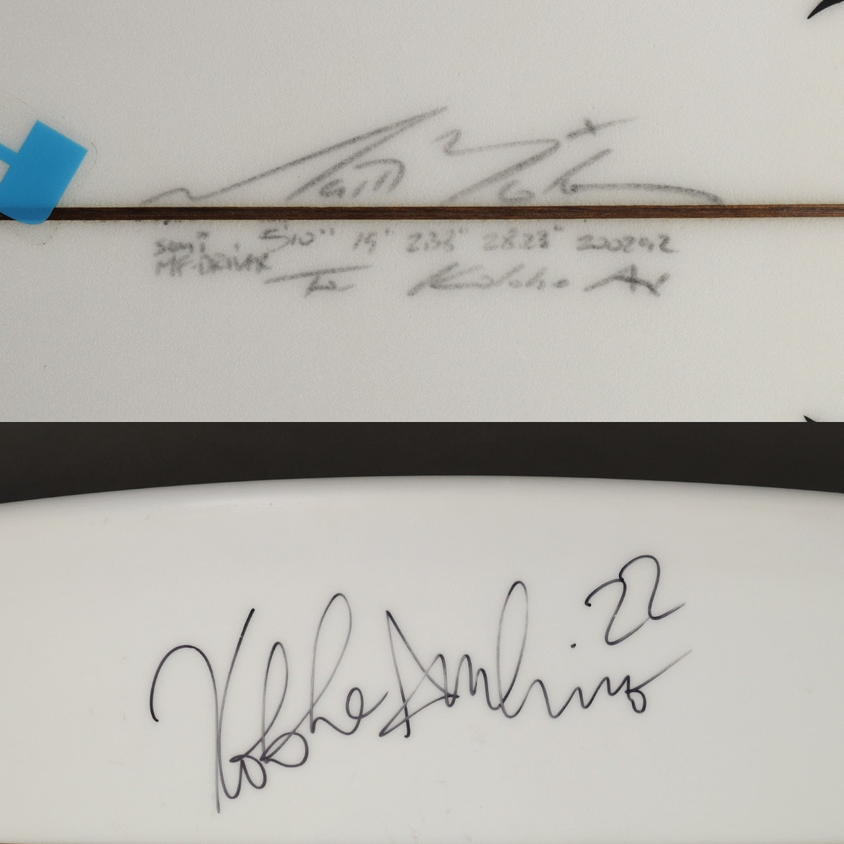 コロヘアンディーノ使用ボード　メイヘム KOLOHE ANDINO 使用ボード 中古ボード ライダー使用 ショート