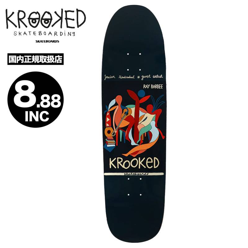 クルキッド スケートボード スケボー デッキ 8.88inc スケートデッキ
