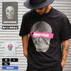 ���ꥹ�ƥ󥽥� ���ܸ��� ȾµT����� ���  M L XL �ȥåץ� ������ ���� �ƥ�������� �����ե��� �͵� �֥��� | Christenson Skull Japan Limited Tee��CC2000007��
