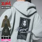 å ǥ åץѡ å ա ե 3 S M ȥ꡼ȿ͵֥ X-GIRL 2025  | FACE BOX PATCH ZIP UP SWEAT HOODIE105253012005