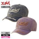 ���å��������� ��ǥ����� �ǥ˥७��å� 6�ѥͥ� ���� �ɽ� ��2�� ���ȥ꡼�ȿ͵��֥��� X-GIRL 2025 ���� | EMBROIDERED LOGO FADED 6PANEL CAP��105253051006��