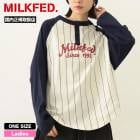 ��30%OFF ���ꥢ��󥹥�����ۥߥ륯�ե��� ��ǥ����� ����T ĹµT����� �ȥåץ� �١����ܡ���T ���ȥ饤�� �ͥ��ӡ� �͵��֥��� MILKFED. ���� | STRIPED B/B TEE��103253013009��