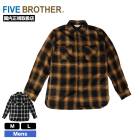 FIVE BROTHER | LIGHT FLANNEL WORK SHIRT��152660��