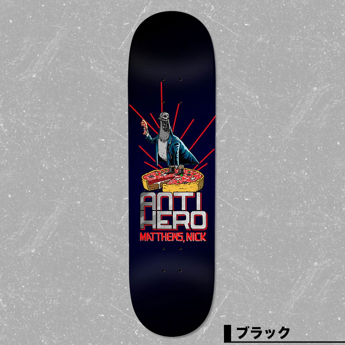 アンチヒーロー スケートボード スケボー デッキ ブラック 8.38