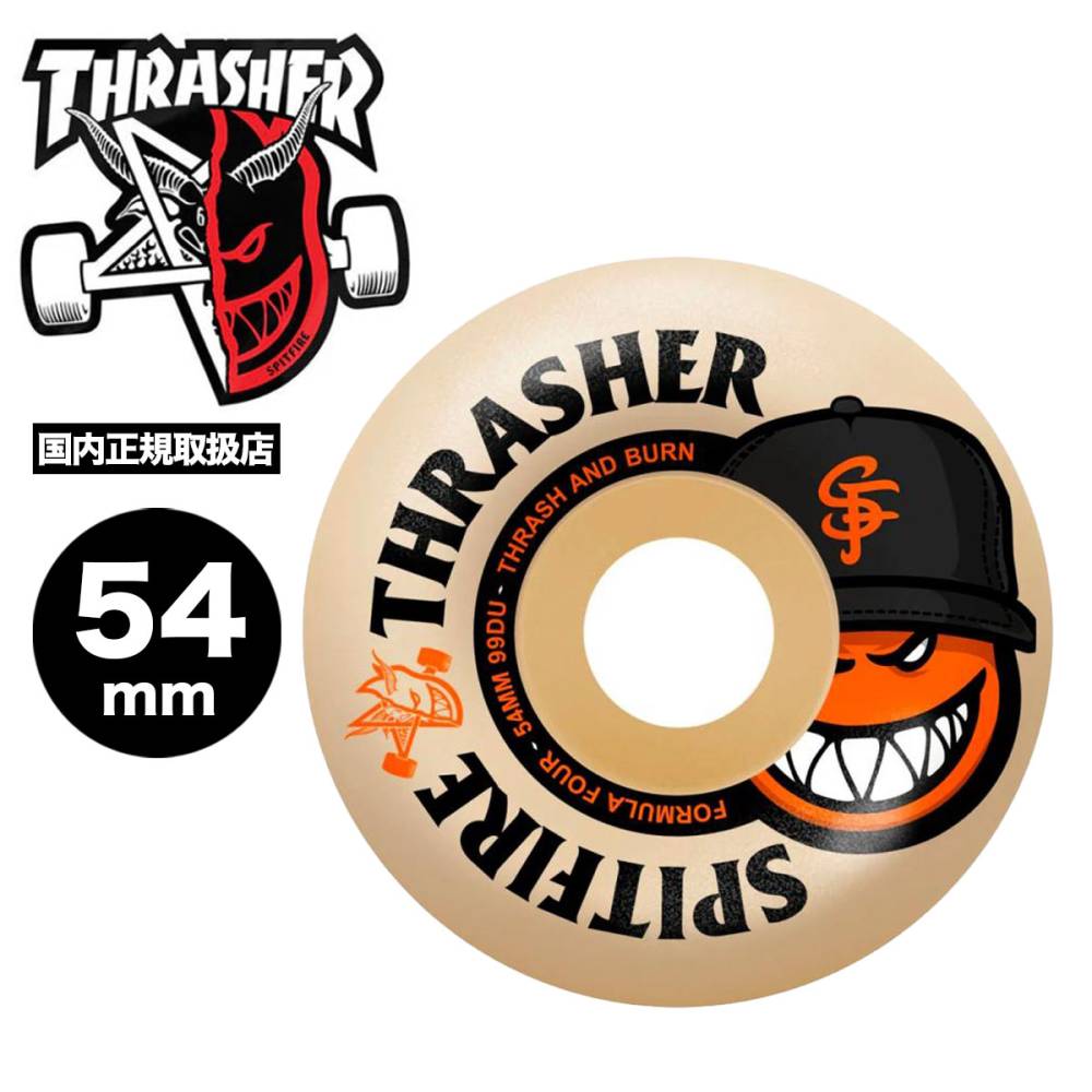 SPITFIRE WHEELS × THRASHER F4 99 THECITY RADIAL FULL 54mm