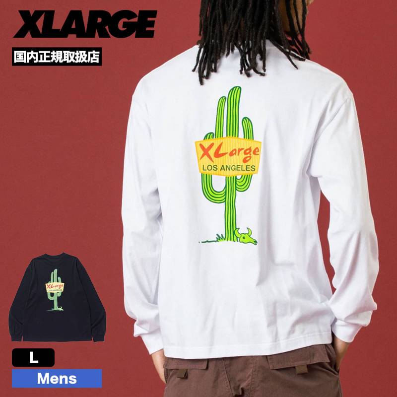 xlarge CACTUS L/S TEE メンズ 長袖Tシャツ ロンt 101254011005