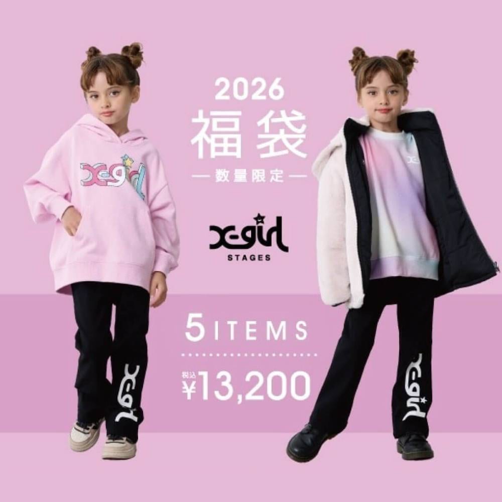2026ǯʡ ͽۿ̸ å ʡ xgirl stages å륹ơ  5å 饤 å λ   Ҷ Ҥɤ  130cm 140cm  ͵ ֥ | X-girl Stages GIRLSå(JACK)