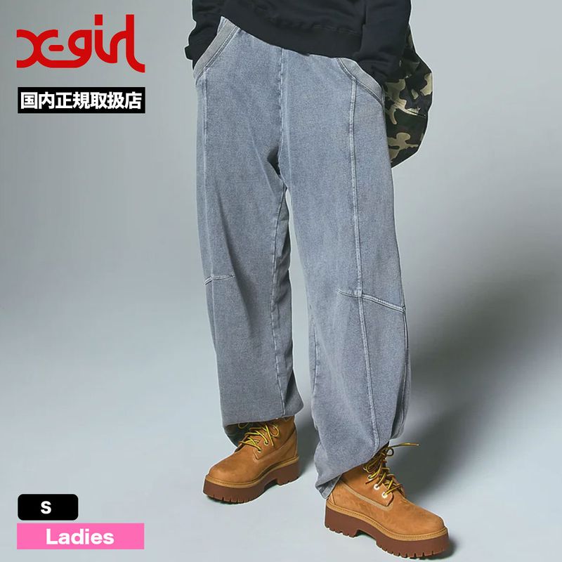 å åȥѥ ȥ å 졼 M ȥ꡼ȿ͵֥ X-GIRL  2025  | BLEACHED SWEAT PANTS105254031002