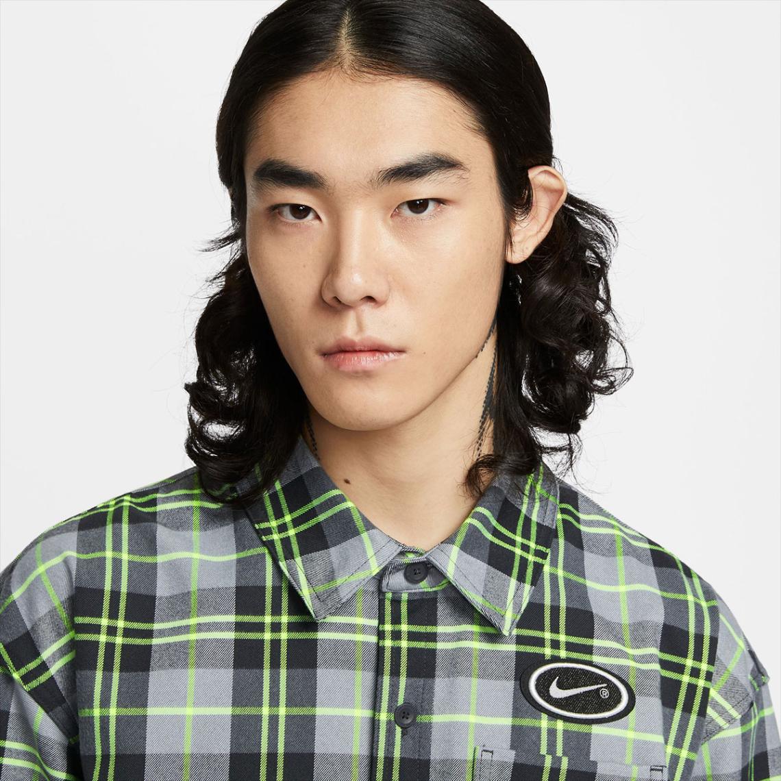 ナイキエスビー NIKE SB 長袖シャツ エリック・コストン コラボ ダーク