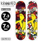 ���륭�å� �������ȥܡ��� �����ܡ� ����ץ꡼�� 7.3 / 7.5inc ���å� �Ҷ� �������ȥǥå� ���������� �͵��֥��� KROOKED | SHMOO VIBES ��110232-��