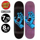 ���󥿥��롼�� �������ȥܡ��� �ǥå� �����ܡ� �ϥ�� ���� 7.75 / 8.0inc  �������ȥǥå� �͵� �֥��� SANTA CRUZ  | SCREAMING HAND��11117523-164409��