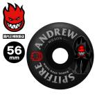 ���ԥåȥե����� �������� 56mm ����ɥ�塼�������륽�� �֥�å� �������ȥܡ��� �����ܡ� SPITFIRE WHEELS | F4 99 Andrew Wilson Burn Squad Radial��21110387AW56��